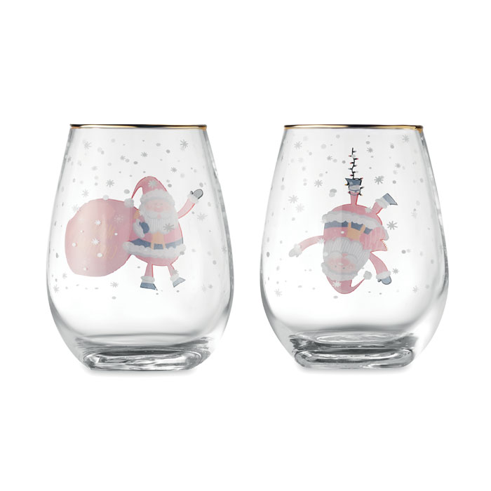 Set di 2 bicchieri di Natale - 2