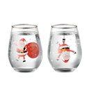 Set di 2 bicchieri di Natale - 3