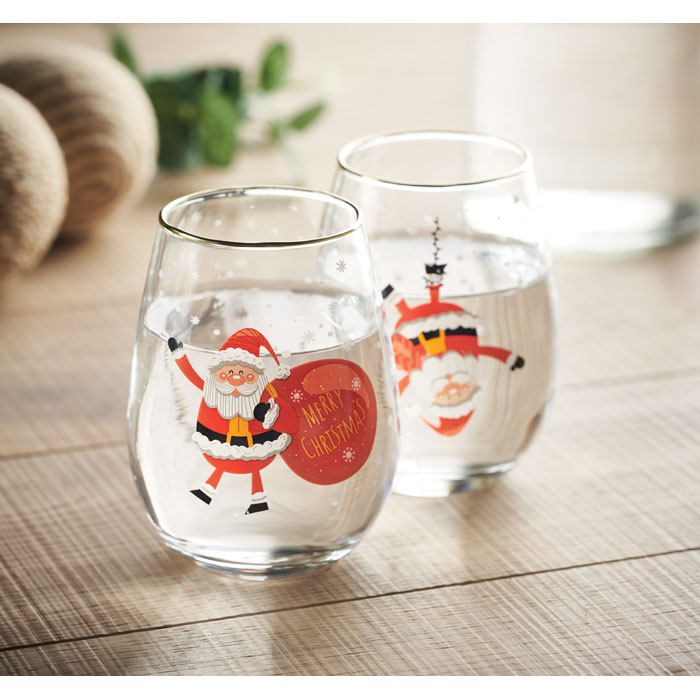Set di 2 bicchieri di Natale - 5