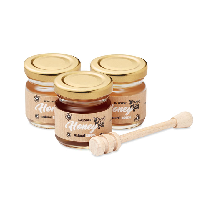 Set di 3 vasetti di miele mille - 2
