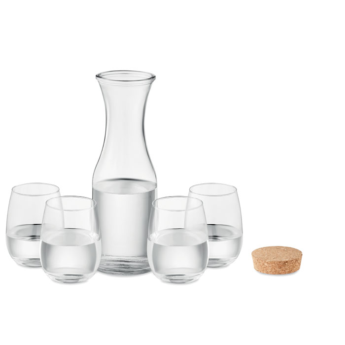 Set bicchieri e caraffa in vetr - 4