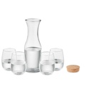 Set bicchieri e caraffa in vetr - 4