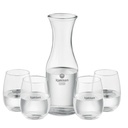 Set bicchieri e caraffa in vetr - 5