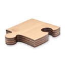 Set di 4 sottobicchieri puzzle - 2