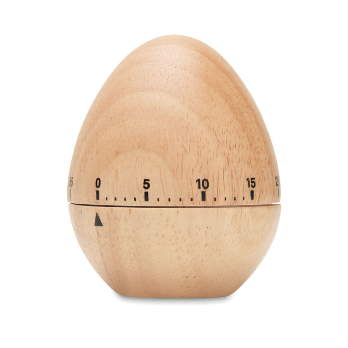 Timer a forma di uovo in legno - 2