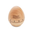 Timer a forma di uovo in legno - 3