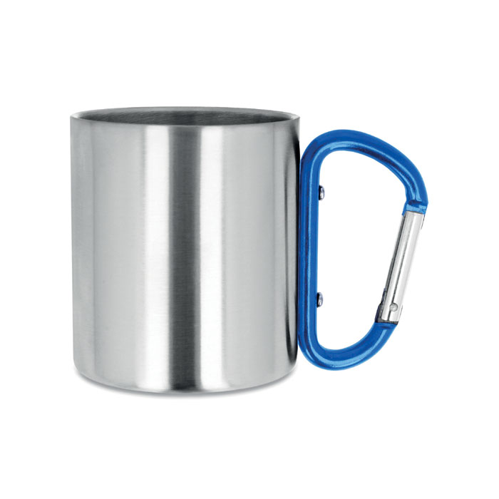 Tazza in metallo c/moschettone - 2
