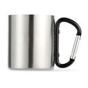 Tazza in metallo c/moschettone - 2
