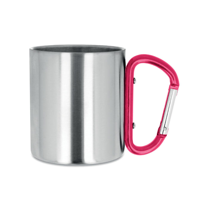 Tazza in metallo c/moschettone - 2