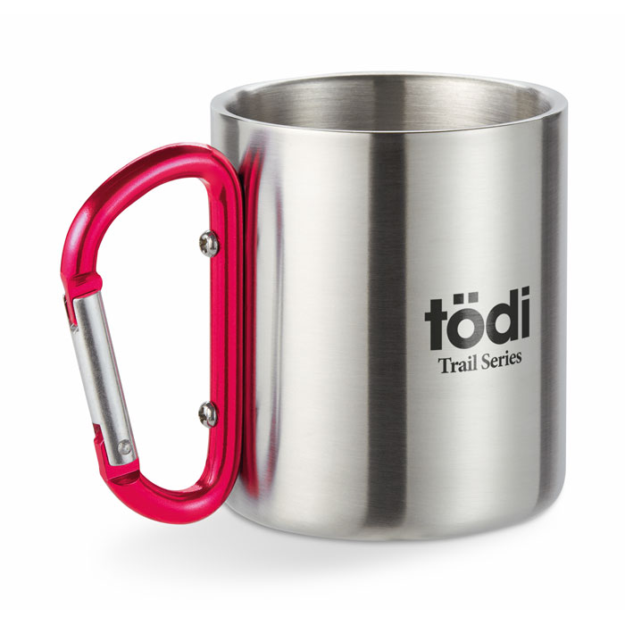 Tazza in metallo c/moschettone - 3