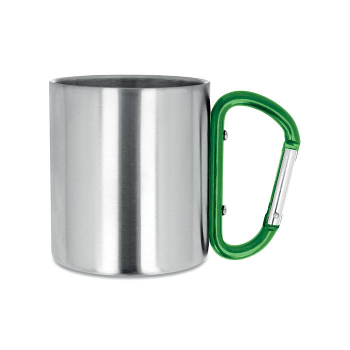 Tazza in metallo c/moschettone - 2