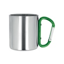 Tazza in metallo c/moschettone - 2