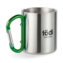 Tazza in metallo c/moschettone - 4