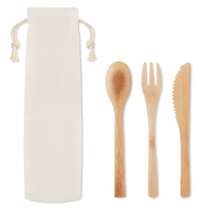Set posate in bamboo - 2