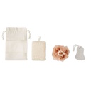 Set bagno in pouch di cotone - 2
