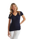 T-SHIRT DONNA  VALUEWEIGHT COLLO A V