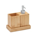 Set da bagno 3 pz in bamboo