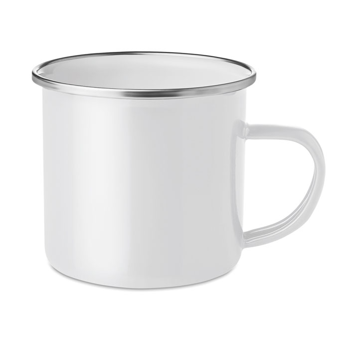 Tazza di metallo smaltato