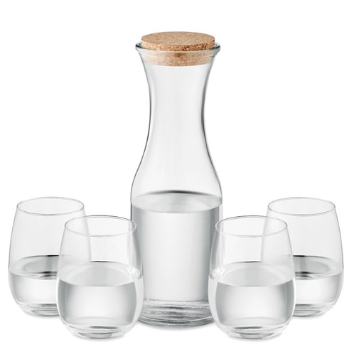 [MG-01920] Set bicchieri e caraffa in vetr