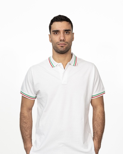 POLO UOMO TRICOLORE