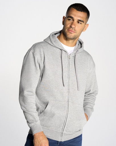 FELPA ZIP E CAPPUCCIO FRENCH TERRY MAN