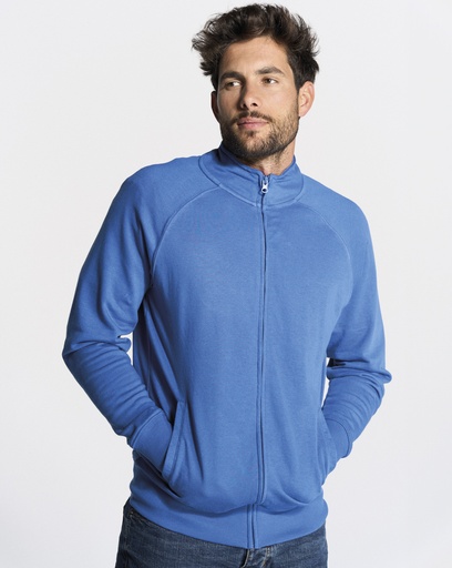 FELPA ZIP INTERA FRENCH TERRY
