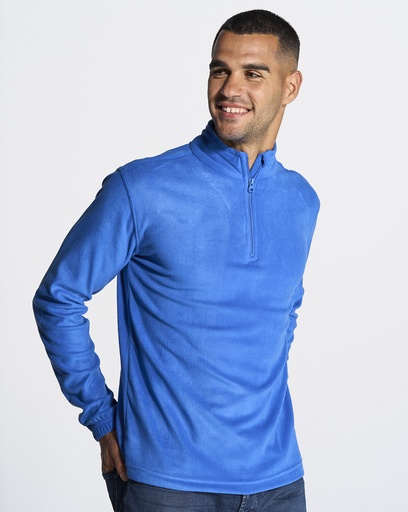 MICROPILE UOMO MEZZA ZIP