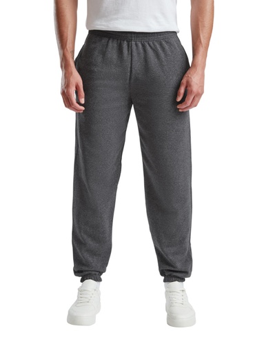 PANTALONI FELPATI CON ELASTICO ALLA CAVIGLIA