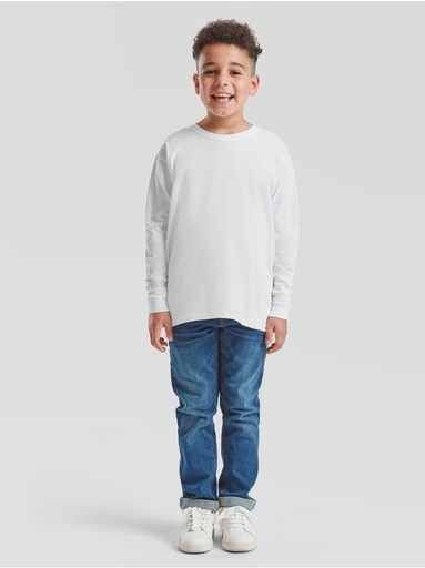 T-SHIRT MANICA LUNGA BIMBO VALUEWEIGHT