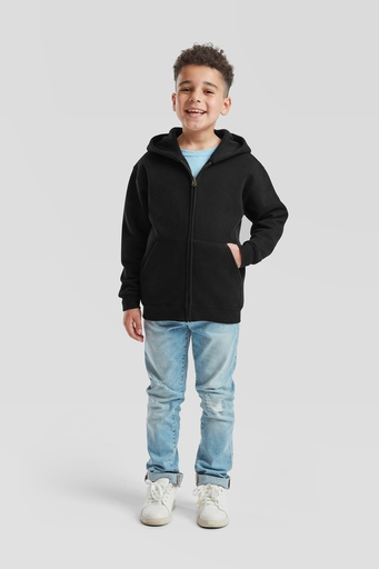 FELPA  PREMIUM CAPPUCCIO ZIP BAMBINO
