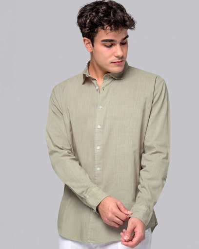 CAMICIA UOMO EFFETTO LINO