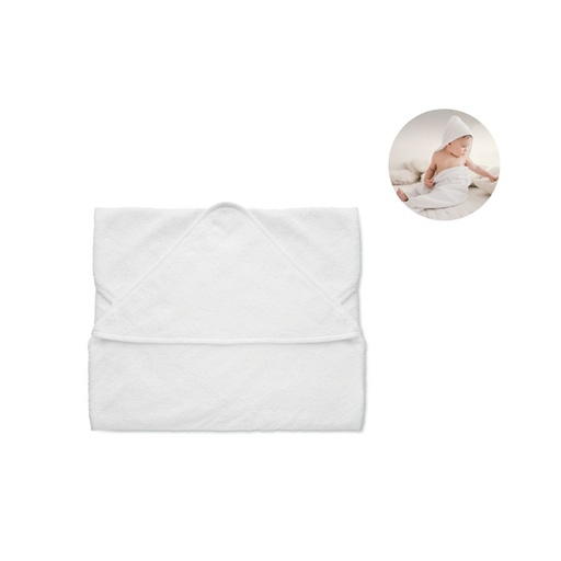 [MG-04598] Telo in cotone con cappuccio