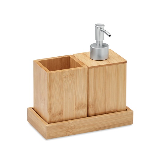 [MG-05135] Set da bagno 3 pz in bamboo