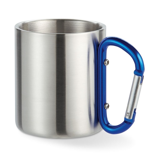 Tazza in metallo c/moschettone