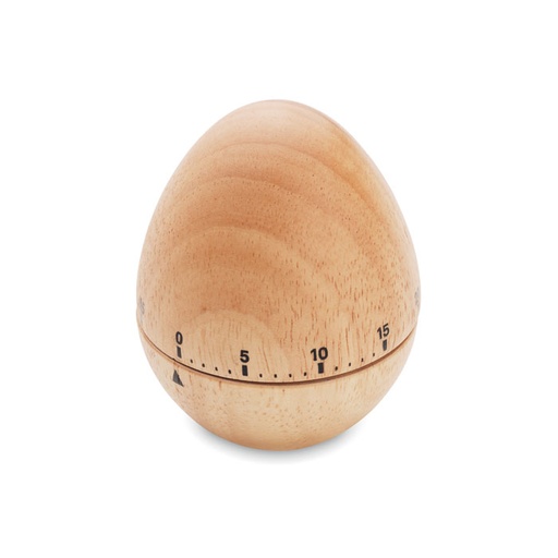 [MG-05297] Timer a forma di uovo in legno