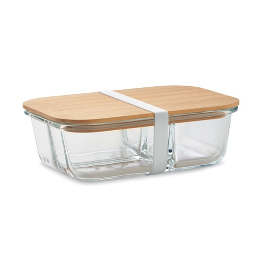 [MG-05305] Porta pranzo in vetro e bamboo