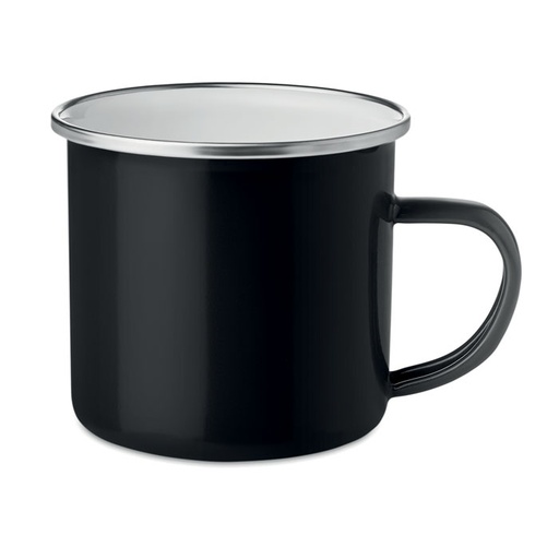 Tazza di metallo smaltato